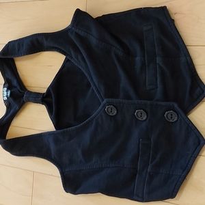 SWS fitted and cropped vest sz. S